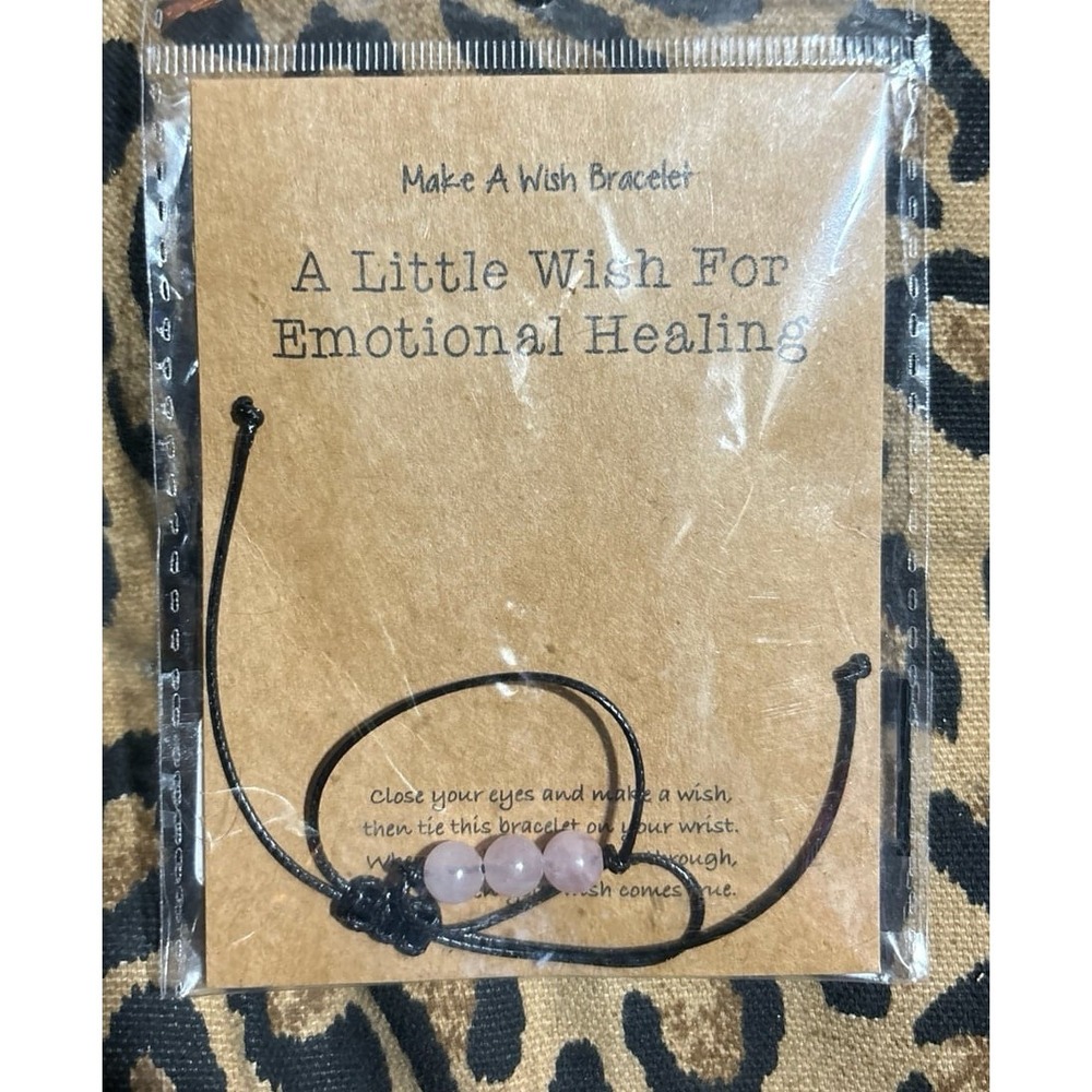 NEW Make A Wish Bracelet - Rose Quartz for Emotional Health